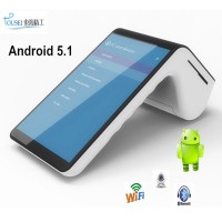 Android 7.0 POS Terminal with IC Card, Magnetic Card Reader, Barcode Scanner, WiFi, Bluetooth, 2g, 3G, 4G